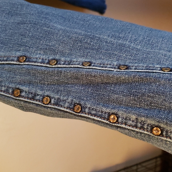 EUC Free People, Riveted, Cropped, Jeans, Size 27 - Picture 3 of 5